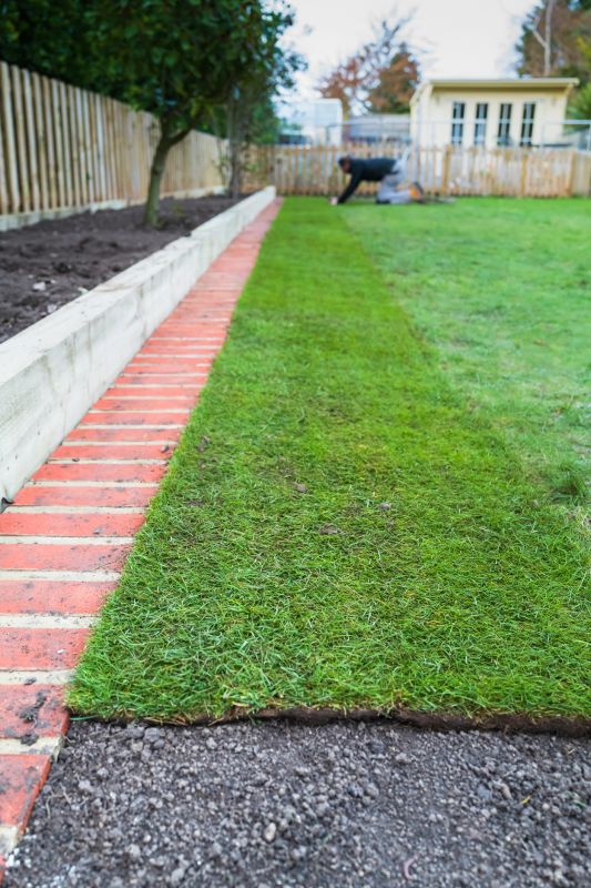 Yard Edging Installation